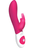 The Classic Rabbit Rechargeable Silicone Vibrator - Pink