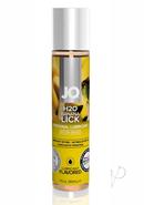 Jo H2o Water Based Flavored Lubricant Banana Lick 1oz
