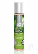 Jo H2o Water Based Flavored Lubricant Green Apple Delight...
