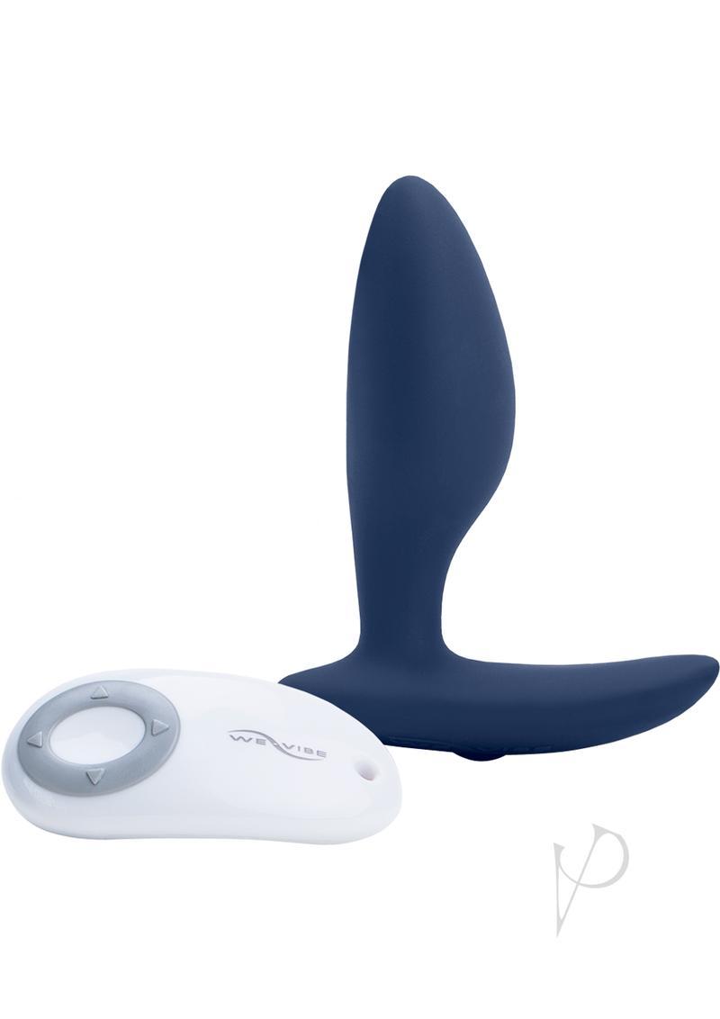 We-vibe Ditto Vibrating Rechargeable Silicone Butt Plug With Remote Control - Blue