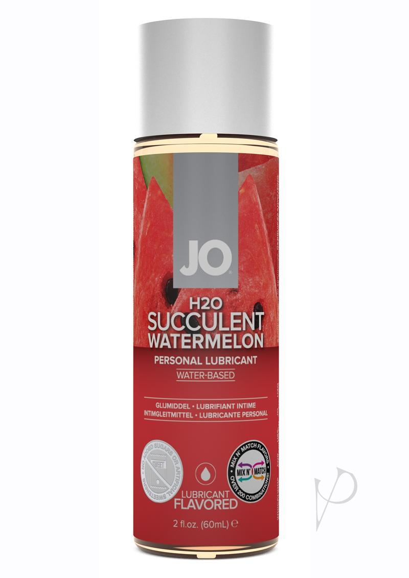 Jo H2o Water Based Flavored Lubricant Succulent Watermelon 2oz
